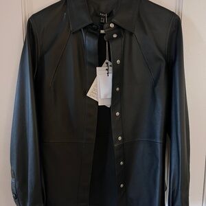 Arma Leather ‘Jacky’ Shirt (Shacket) NWT - Small